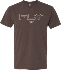 FLY RACING Fly Edge Tee Espresso Medium - Part Number 354-0312M