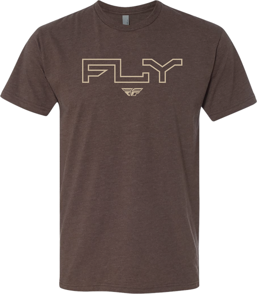 FLY RACING Fly Edge Tee Espresso 2x - Premium Comfort and Style