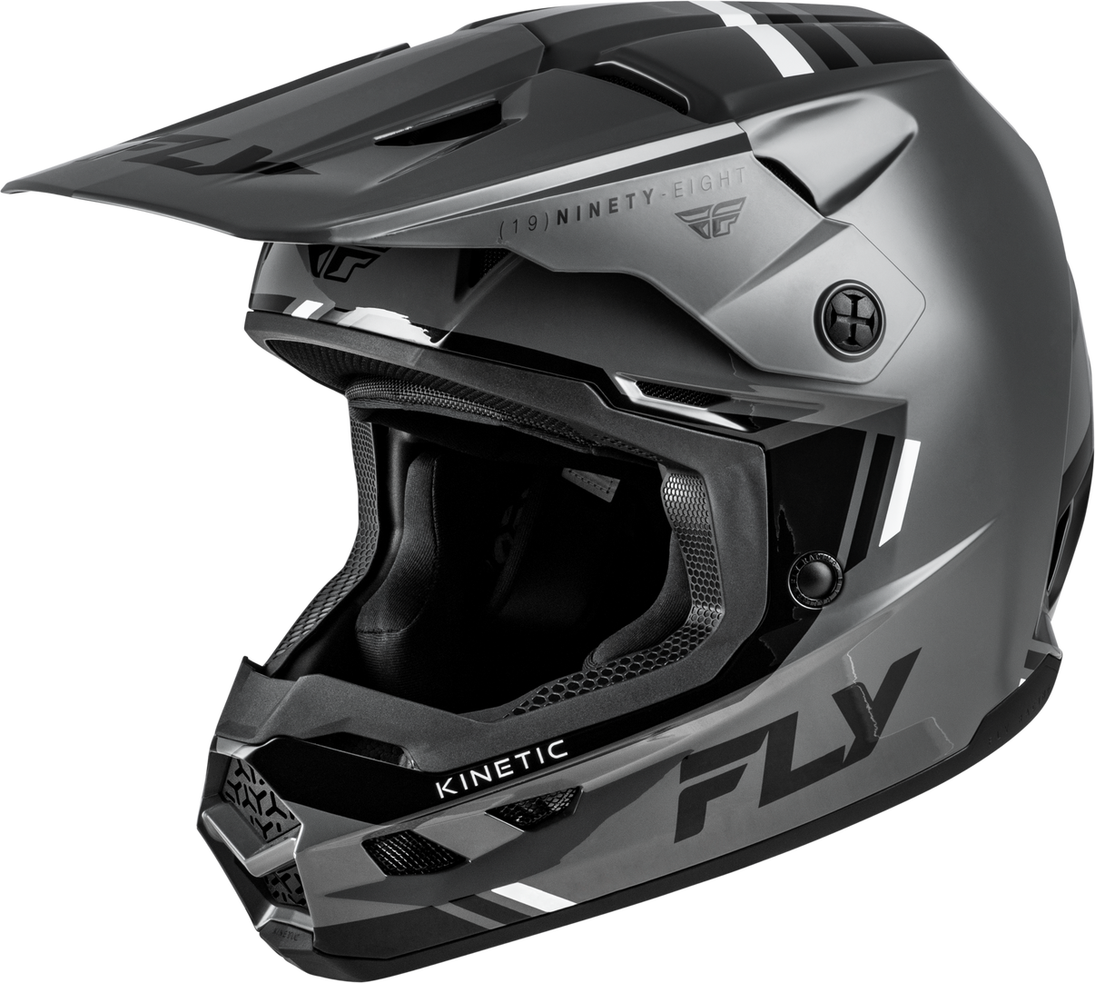Kinetic Verdict Helmet Grey/Black/White Xs
