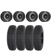 VALOR OFFROAD V06 SATIN BLACK BEADLOCKS ON HIGHLIFTER CHICANE LT