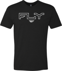 FLY RACING Youth Fly Edge Tee Black YM - Part Number 354-0308YM