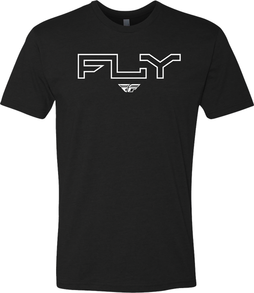 FLY RACING Youth Fly Edge Tee Black YM - Part Number 354-0308YM