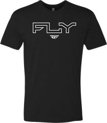 FLY RACING Youth Fly Edge Tee Black YM - Part Number 354-0308YM