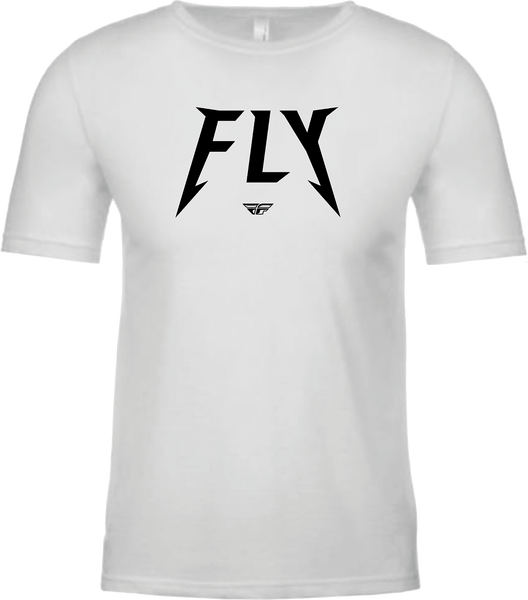 FLY RACING Fly Master Tee White Small - Part Number 354-0321S