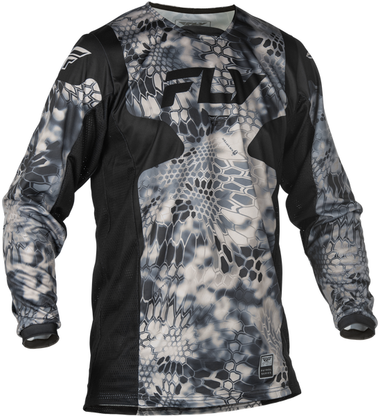 FLY RACING Patrol Kryptek Jersey Grey/Black Lg - Stylish and Functional