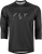 FLY RACING Ripa 3/4 Sleeve Jersey Black/Grey Small - Comfortable and Breathable