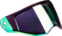GMAX MD-74 Green Iridium Shield Single Lens Helmet - G074005
