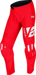 Answer Syncron Merge Pant Red/White Youth Size - 20