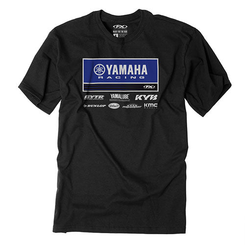 Factory Effex 24-87224 2021 Yamaha Racewear T-Shirt in Black - Large