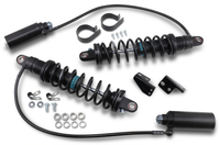 Legend Suspension Revo ARC Remote Reservoir Shocks for 14-Inch Motorcycle - Black by Legend Suspension Part 1310-1880