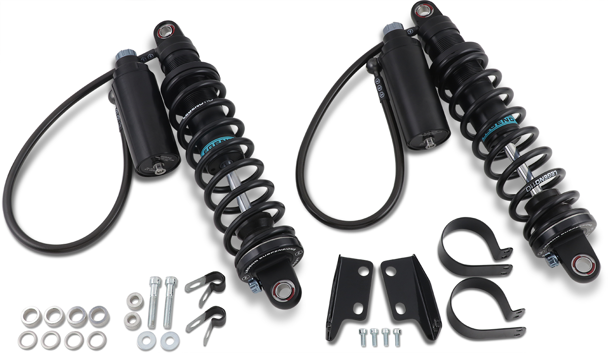 Legend Suspension Revo ARC Remote Reservoir Shocks - 14 inch, Black - Part #1310-1888