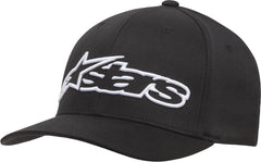 Alpinestars Blaze Flexfit Hat Black/White Lg/Xl - Part Number 1039-81005-1020-L/XL