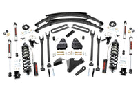 Rough Country | 6 Inch Lift Kit | Diesel | 4 Link | RR Spring | C/O V2 | Ford F-250/F-350 Super Duty (05-07) | 58258