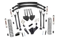 Rough Country | 6 Inch Lift Kit | Diesel | 4 Link | RR Spring | V2 | Ford F-250/F-350 Super Duty (05-07) | 58270