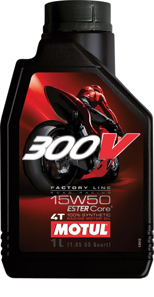 MOTUL 104125 300V 4T Competition Synthetic Oil 15W50 - 1 Liter