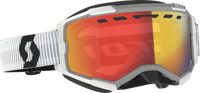 SCOTT Fury Goggle Snow Cross LS White with Red Chrome - Part Number 278604-0002341