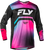 FLY RACING Youth Rayce Bicycle Jersey - Fuschia/Black/Teal (Part Number: 378-051YM)