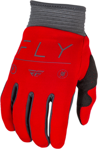FLY RACING Youth F 16 Gloves Red/Charcoal/White 377-913YL