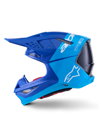 Supertech S M10 Flood Helmet Met Blu/Md Blu/Blk Crb M&G Sm