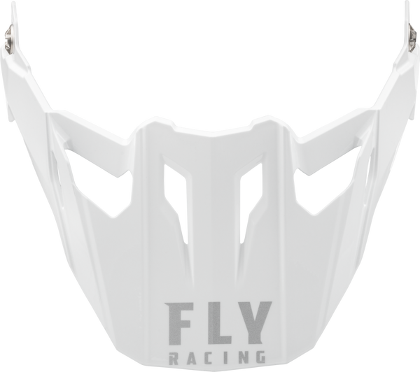 FLY RACING Trekker Solid Helmet Visor White F73-7040