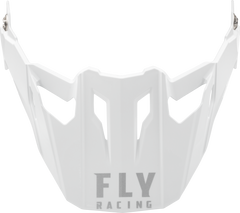 FLY RACING Trekker Solid Helmet Visor White F73-7040