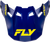 FLY RACING Formula Cc Objective Visor in Navy/Yellow - Medium/Large