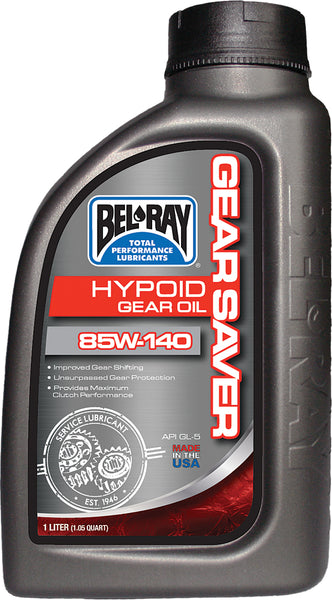 BEL-RAY Gear Saver Hypoid Gear Oil 85W-140 - 1L (Part Number: 99234-B1LW)