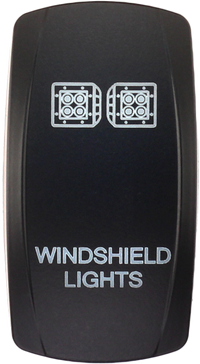 XTC Power Products SW00-00107025 Dash Switch Rocker Face for Windshield Light