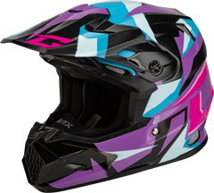 GMAX MX-96 Splinter Helmet Black/Purple/Blue XS - D29611433