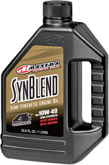 MAXIMA Syn Blend 4T 10W-40 Engine Oil (34901B) - 1L Case of 12