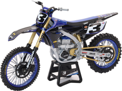 NEW-RAY 1:12 Scale Yamaha Team YZ450F Eli Tomac #3 with #1 SX/MX