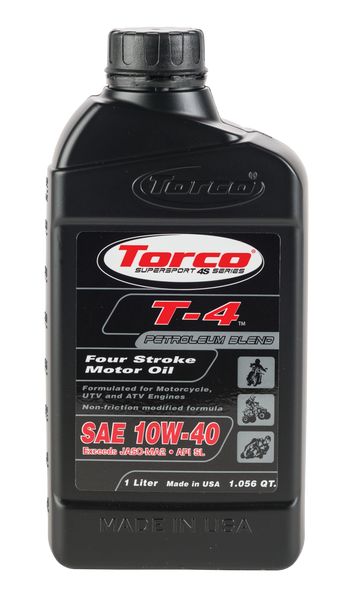 TORCO T611040CE 10W-40 4-Stroke Motor Oil - 1L