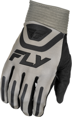 FLY RACING Youth F 16 Gloves Grey/Black - Part Number 378-811YS