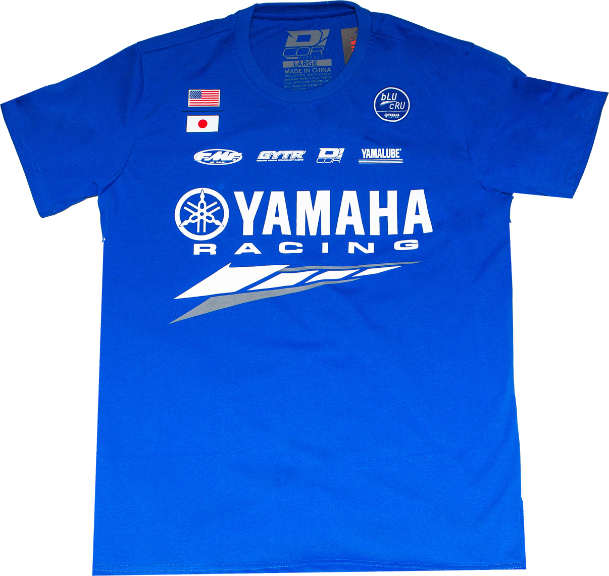 Yamaha Factory T Shirt Blue Lg