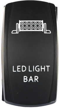 FLIP SC11-L12-WHITE Std Rocker Switch Light Bar