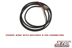 XTC Power Products DT-CABLE-14-9 - 9' 14 Ga. Power Wire with 2 Pin Deutsch Connector