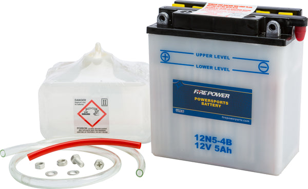 Battery W/Acid 12n5 4b 12v