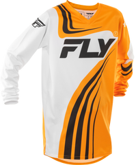 FLY RACING Youth F 16 Jersey Yellow/White/Black 378-224YM