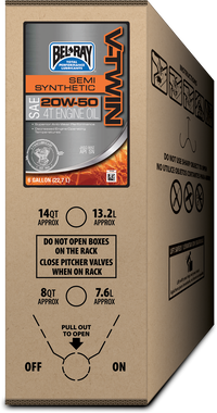 BEL-RAY V Twin 4t Semi Synthetic Engine Oil 20W50 - 6 Gallon Bib