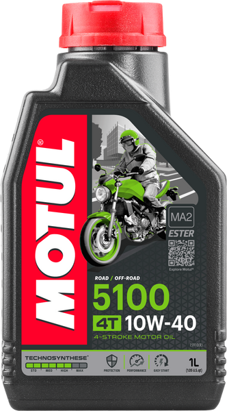 MOTUL 5100 Ester/Synthetic Engine Oil 10W40 - 1 Litre