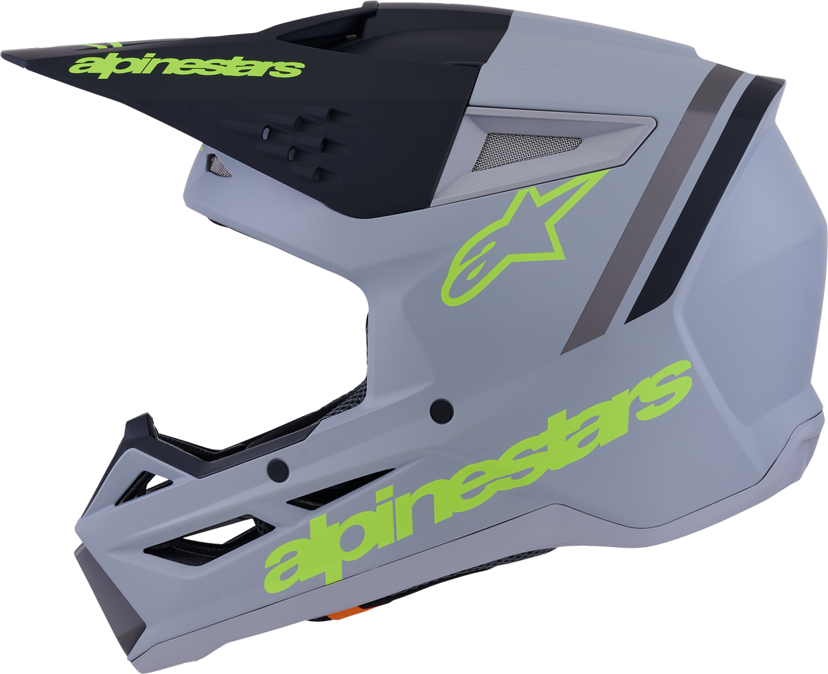 Sm3 Radium Helmet Gry/Blk/Ylw Fluo Matt Xl