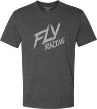 FLY RACING Fly Brawl Tee Charcoal Large - Stylish and Comfortable