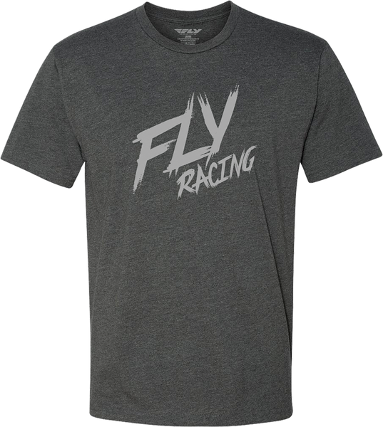 FLY RACING Fly Brawl Tee Charcoal Large - Stylish and Comfortable