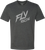 FLY RACING Fly Brawl Tee Charcoal Large - Stylish and Comfortable