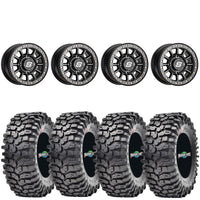 Sedona Sano beadlock black on Maxxis Roxxzilla | 4/156 4+3 (+10mm)