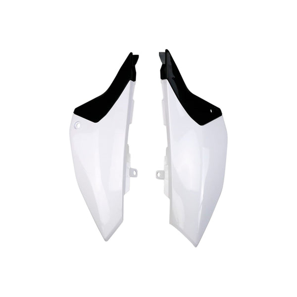 POLISPORT YZ65 White Side Panels - Part Number 8497600001