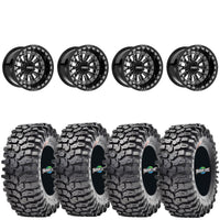 Metal FX Slayer R 15x8 beadlocks mounted on Maxxis Roxxzillas | 5/4.5