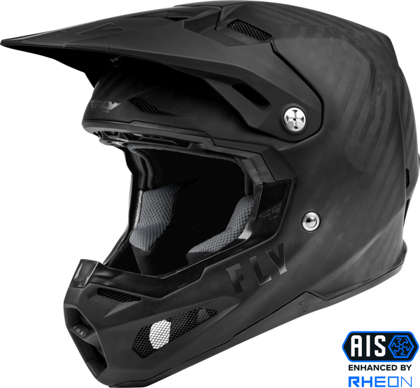 FLY RACING Youth Formula Carbon Solid Helmet Matte Black - Part 73-4429YL