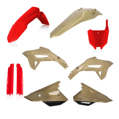 ACERBIS Full Plastic Kit Red/Gold 2858927839