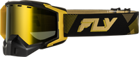 Zone Elite Sn Goggle Blk/Gold W/Gold Mir/Plrzd Yellow Lens